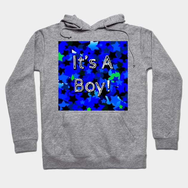 It's A Boy! Stars in Blue Hoodie by BlakCircleGirl